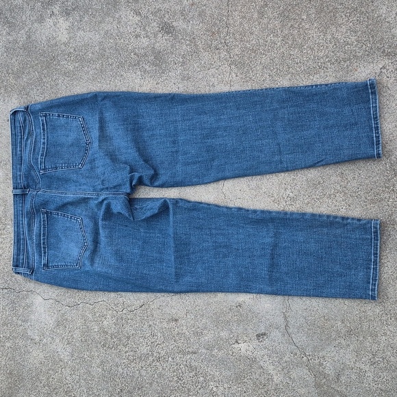NYDJ Lift Tuck Technology Straight Leg Jeans Sz 12 Good Condition - Picture 4 of 10